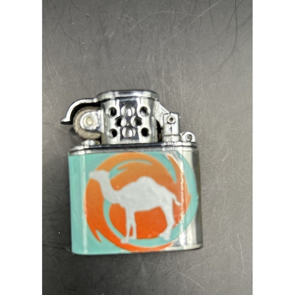 Vintage 1997 Camel Cigarette Advertising Swirling PMulti Color Lighter